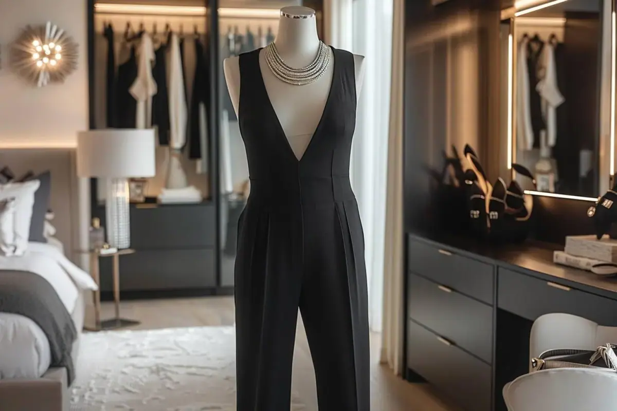 Comment accessoiriser une combinaison noire ?