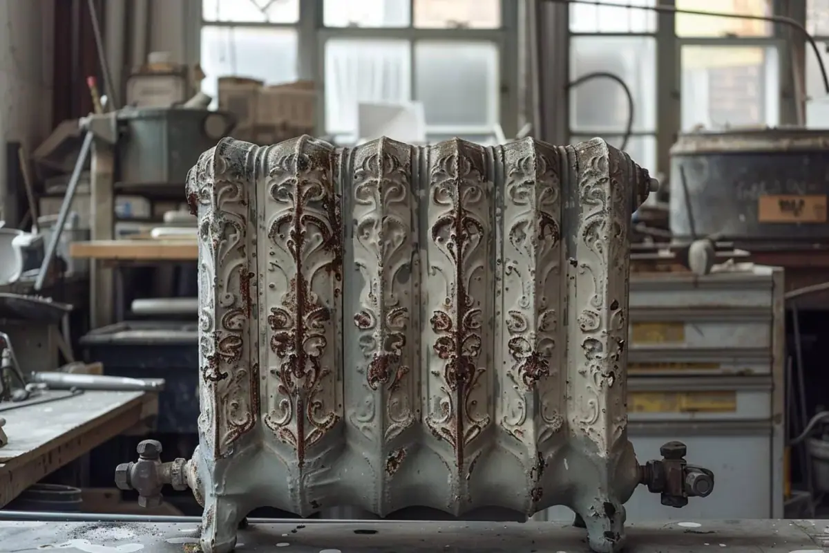 Comment sabler un radiateur en fonte ?