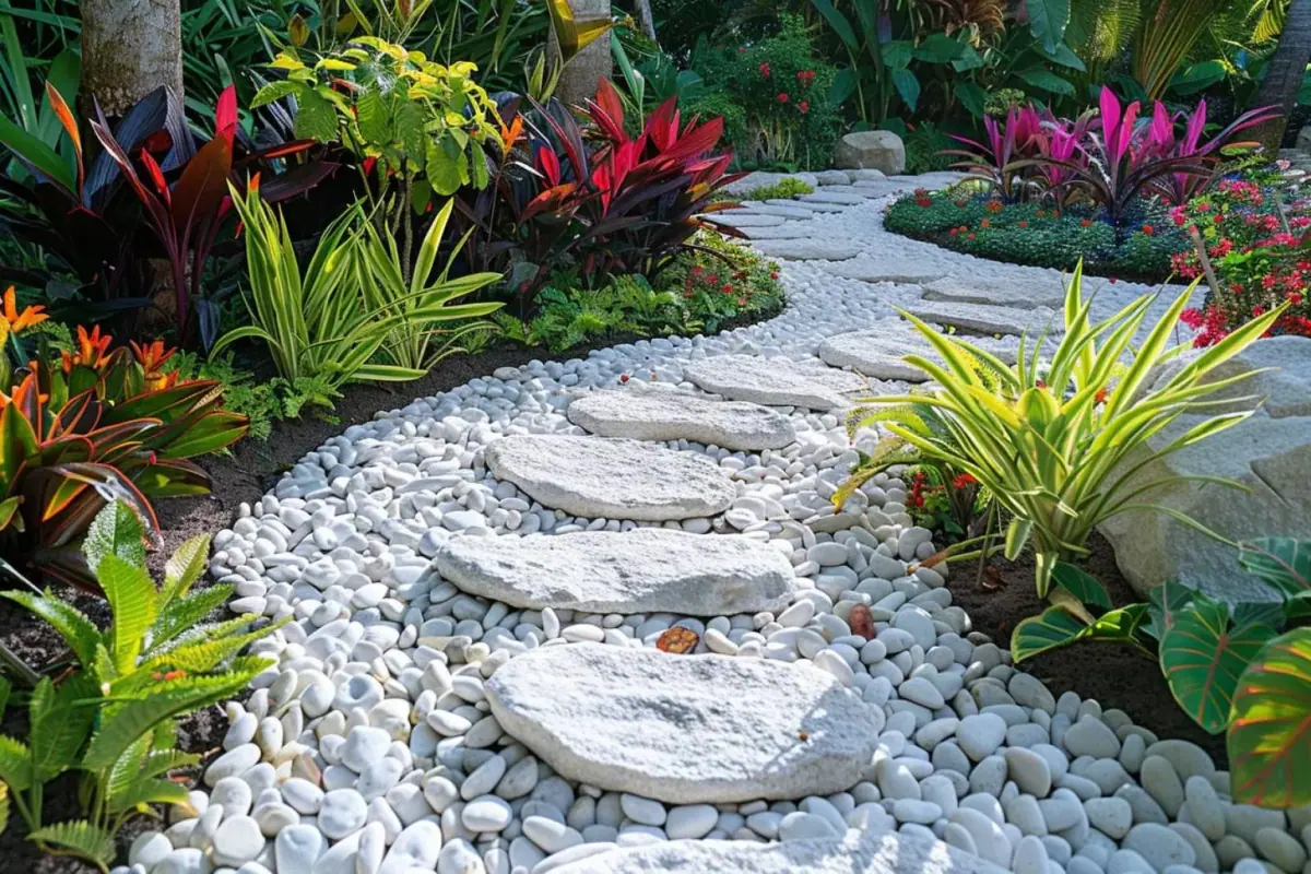 Comment aménager son jardin avec des cailloux blancs ?