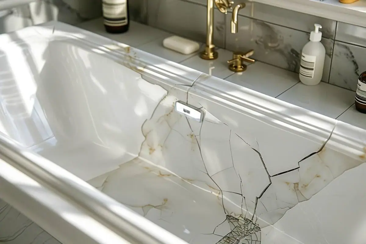 Comment réparer une baignoire en acrylique ?