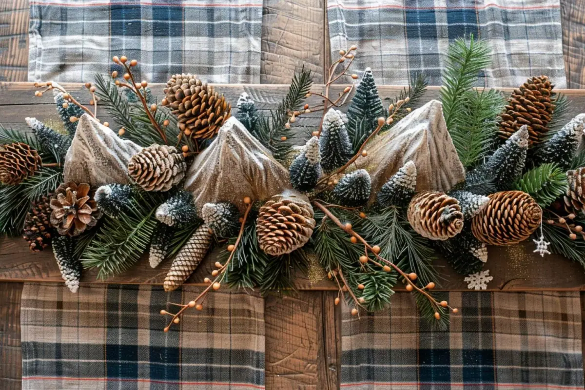 Comment créer une déco de table de Noël inspirée de la montagne ?