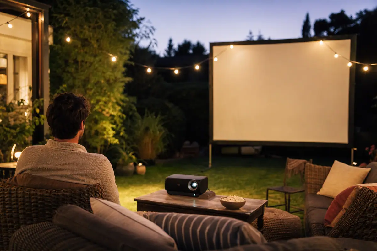 Comment installer un système de cinéma en plein air