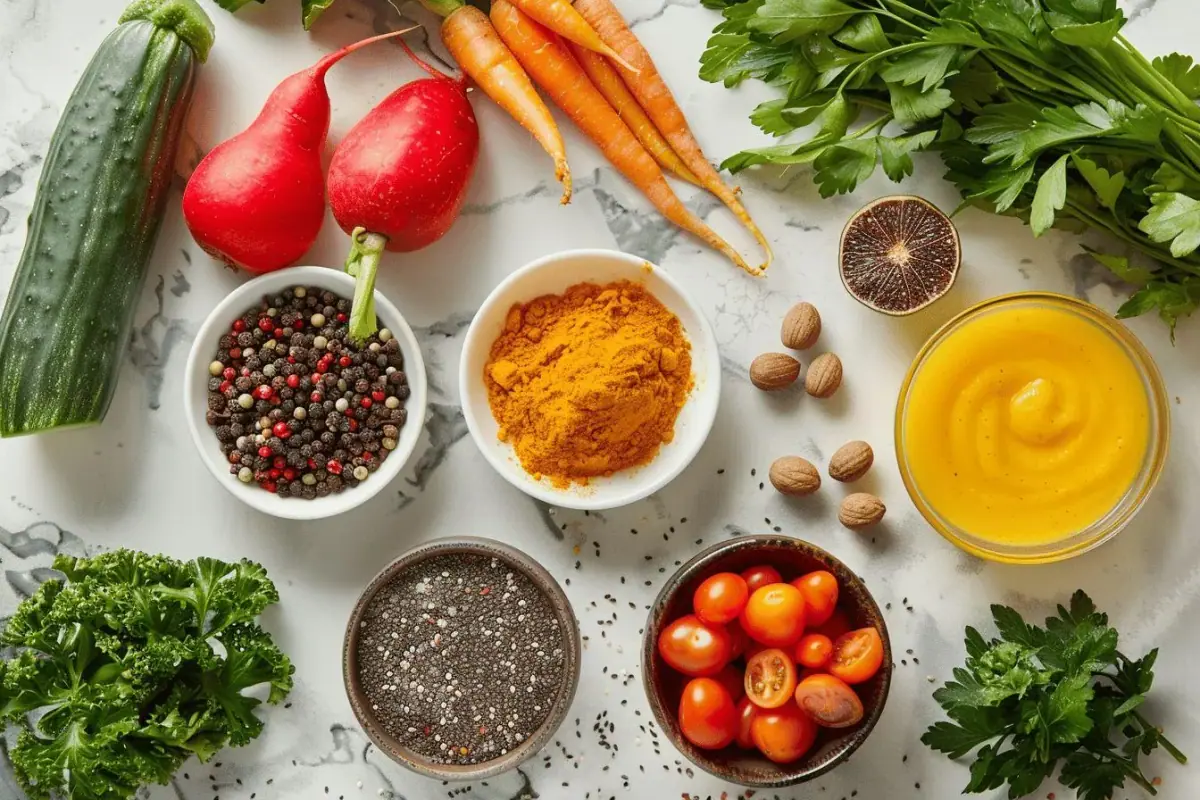 Recettes de plats à base de super-aliments