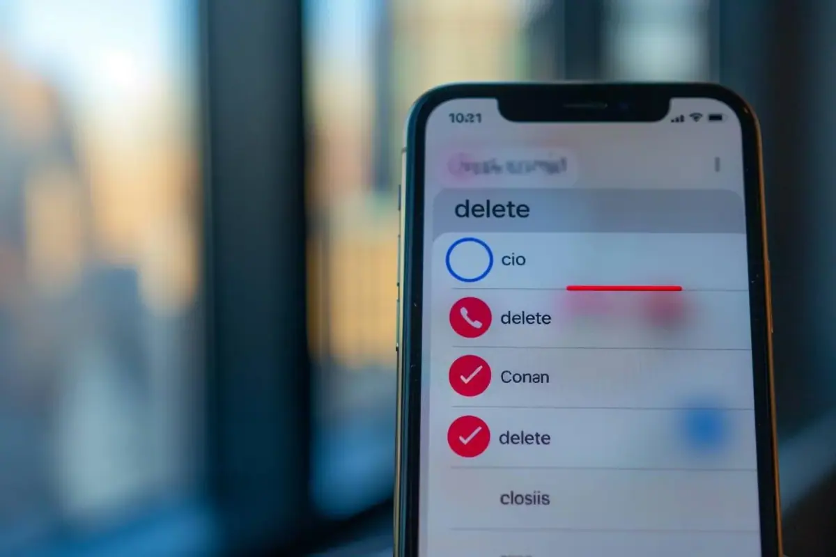 Comment supprimer tous les contacts sur iPhone ?